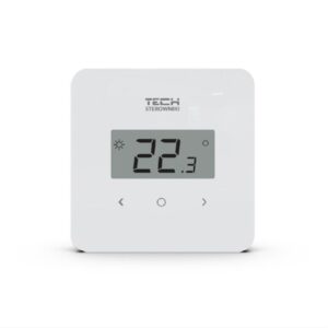 tech plus draadloos kamerthermostaat zwart.