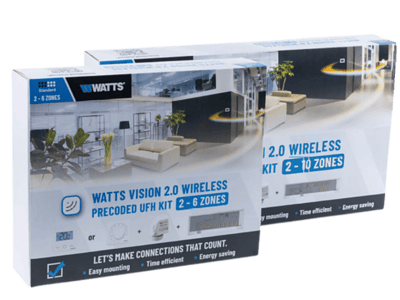 voorgecodeerde watts vision® 2.0 vloerverwarmingskits (digitaal)